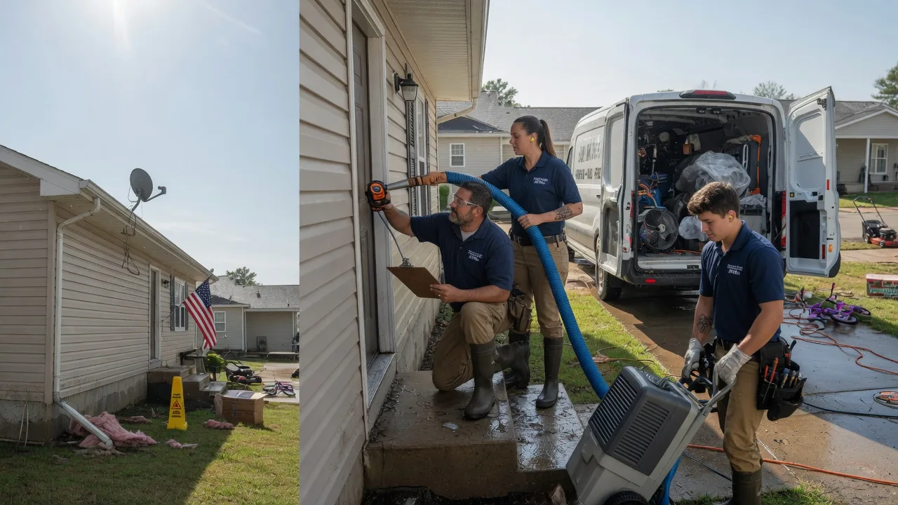Ceiling Water Damage Restoration in Toone, TN near me